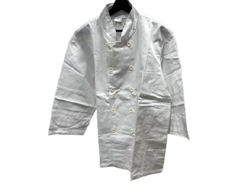 CHEF COAT, 3/4 SLEEVE, WH, XXL
