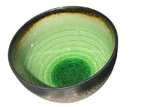 POR BOWL,BK/GR 7"D,2/24