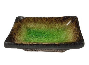 3.5" Green Porcelain Sauce Dish