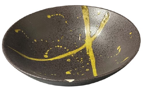 BROWN/GREEN  BOWLS 9.5"D,