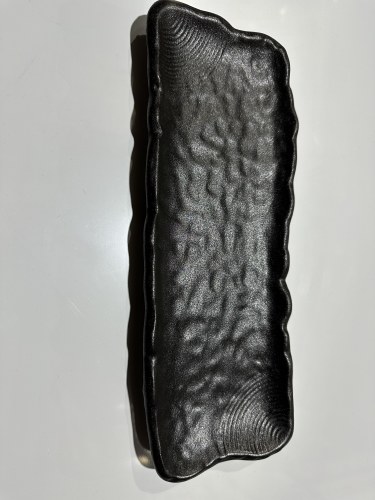 POR PLATE,BLACK 12.5"L,5/25