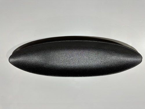 E581P14008-14 Asian Oval Porcelain Plate, 14.5" Length, Black, Box of 3