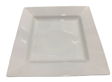 WH POR PLATE,12"SQ, 2/10