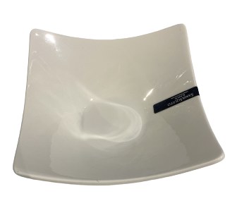 BOWL,WH POR, 6"SQ,6/36