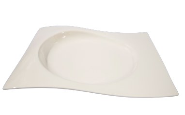 PLATE WH POR 10.25". 3/24