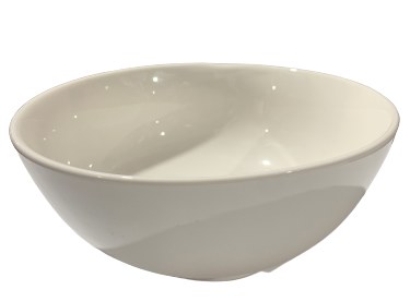 ECTC F0291-8 Porcelain Bowl, White, 8" Diameter, 48 Oz, Box of 3