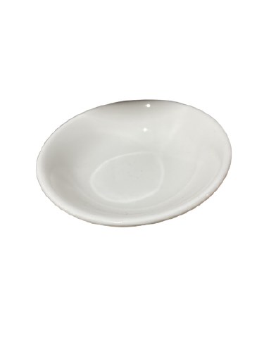 4.5" White Porcelain Sauce Dish