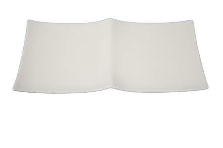 7.5" Two Compartment White Porcelain Sauce Dish