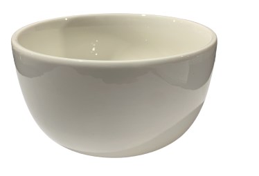 ECTC F1706-7 Porcelain Bowl, White, 6.75" Diameter, 48 Oz, Box of 4