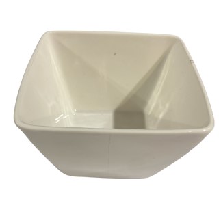 BOWL WH POR SQ,4"SQX2.75,10/60