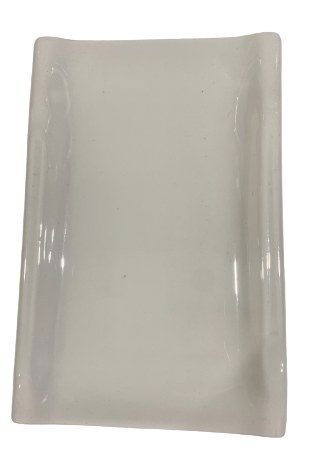 PLATE WH POR 6.5"L, 12/72