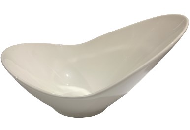 BOWL 10.5" OVAL PORCELAIN,3/12