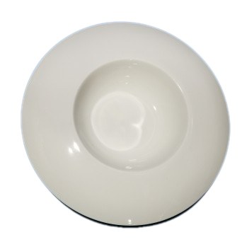 11" WIDE RIM PORC PLATE,3/12