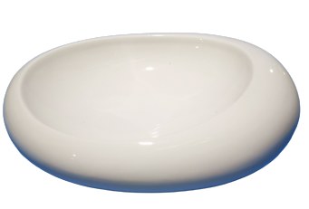 WH POR BOWL OVAL,10"L 1/8*20%*