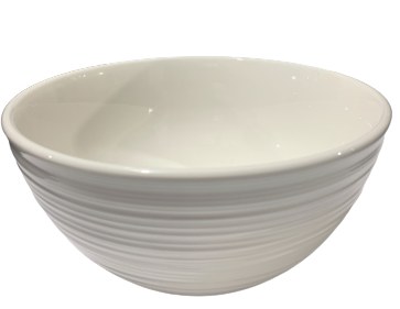 ECTC F3277-8.25 Porcelain Bowl, White, 8-1/8" Diameter, 64 Oz, Box of 3