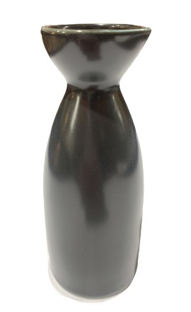 SAKE BOTTLE 4.5 OZ BLACK,6/96