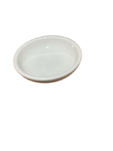 ECTC F3580-3.5 Porcelain Sauce Dish, White, 3.5" Diameter, Box of 24