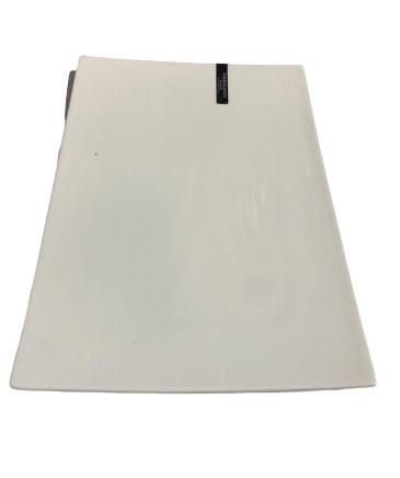 WHITE PLATE 11-1/4"LX8"W