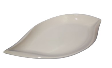 14.25" LEAF PLATE, 3/24