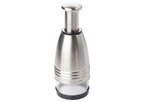 Winco FCS-3 Stainless Steel Rotating Food Chopper, Zigzag Shape, 3" Diameter