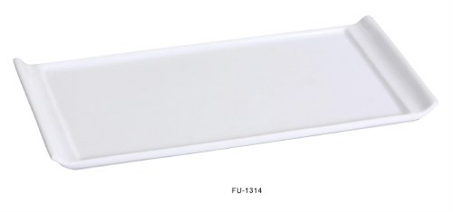 PLATE RECTANGLE, 13X6.5,3/6