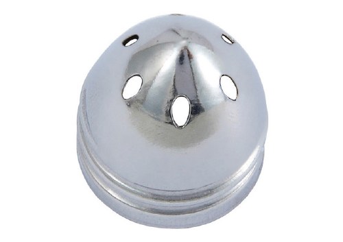 Winco G-100C Stainless Steel Tower Top Salt/Pepper Shaker Tops for G-100 and G-110, 12/Pack