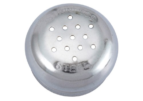 Winco G-106C Stainless Steel Mushroom Perforated Mushroom Top, 2 Oz