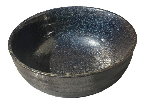 BLACK/BLUE  BOWLS 9.5"D, 2/16