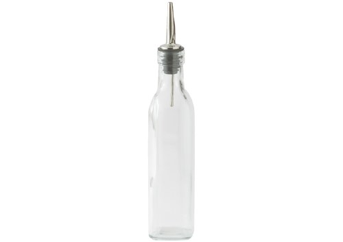 Winco GOB-8 Glass Oil/Vinegar Bottle with Pourer, 8 Oz