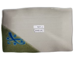 Fuji JSQ511/M Asian Melamine Plate, 11" Length x 7" Width, Green China, Box of 12