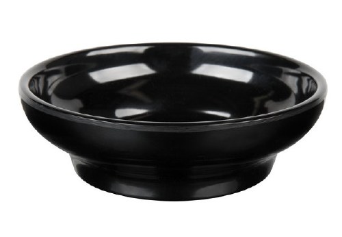 Thunder Group ML351BL1 Melamine Salsa Dish, Black, 4 Oz, Box of 12