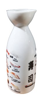 SAKE BOTTLE 6 OZ SUSHI,6/72