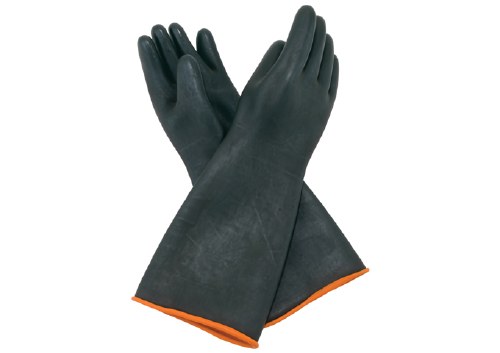 Winco NLGH-18 Natural Latex Gloves, 18.5" X 10.5"