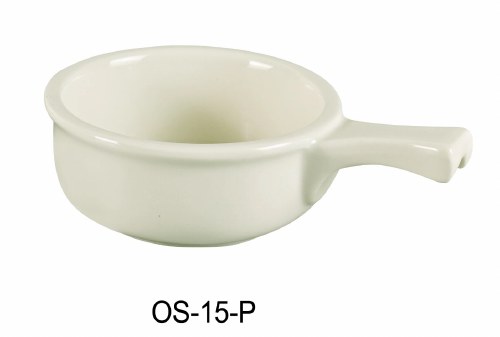 SOUP CROCK W/HDL 15OZ 6/24