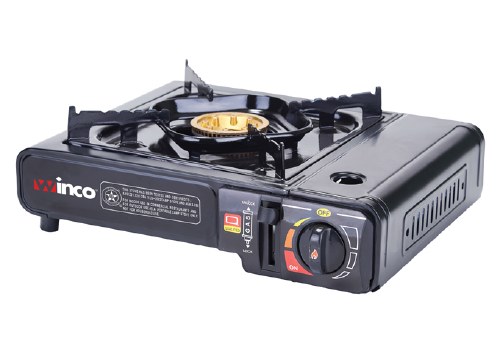 Winco PGS-1K Portable Butane Gas Stove with Case