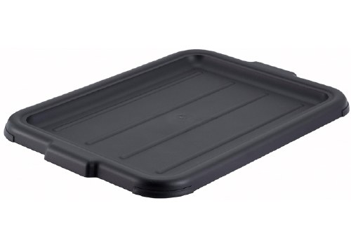 Winco PL-57K Polypropylene Dish Box Cover, Black, 21.75"