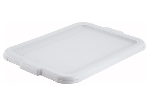 Winco PL-57W Polypropylene Dish Box Cover, White, 21.75"