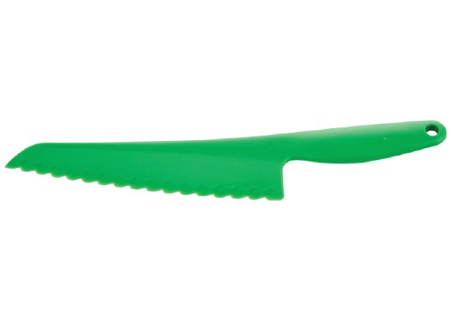 Winco PLK-11G Polypropylene Lettuce Knife, Green, 11.5"