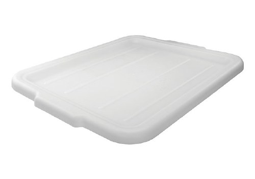 Winco PLW-CW Polypropylene Dish Box Cover, White