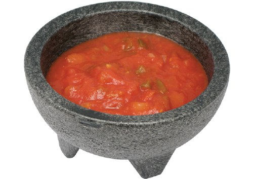 Winco PMSB-10 Molcajete Salsa Bowl Set, 4 Pc, 10 Oz