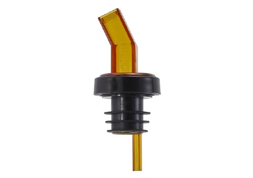 Winco PP-SAM Plastic Pourer with Screen, Amber, 12 Piece