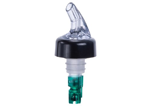 Winco PPA-075 Poly Plastic Measured Pourer, Green Tail, 12 Pc, 0.75 Oz