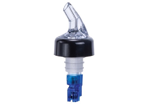 Winco PPA-087 Poly Plastic Measured Pourer, Blue Tail, 12 Pc, 0.875 Oz