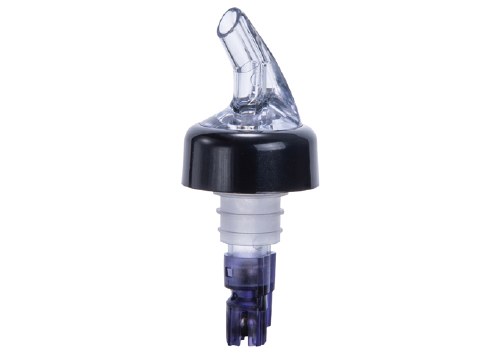 Winco PPA-113 Poly Plastic Measured Pourer, Purple Tail, 12 Pc, 1.125 Oz