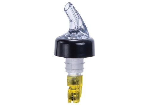 Winco PPA-150 Poly Plastic Measured Pourer, Yellow Tail, 12 Pc, 1.5 Oz