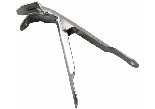 Winco PPG-8 Stainless Steel Pizza Pan Gripper for Deep Dish Pans