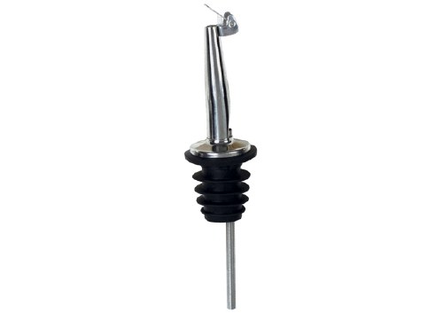 Winco PPM-4C Stainless Steel Spout with Cap for Medium-Fast Flow, 12 Piece