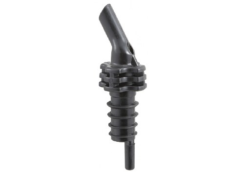 Winco PPR-1 Plastic Flexible Free-Flow Pourer, Black, 12 Piece