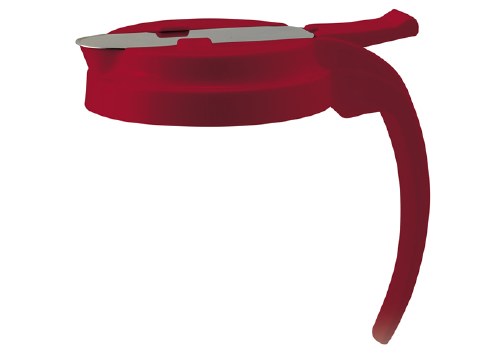 Winco PSUD-RLID Plastic Syrup Lid, Red, For PSUD-32 & PSUD-48