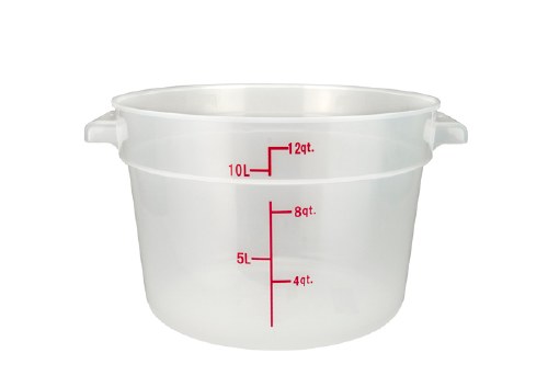 FOOD CONTAINE 12 QT.TRANS POLY